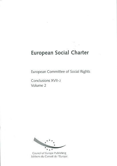 European Social Charter - European Committee of Social Rights - Conclusions XVIII-1, Volume 2