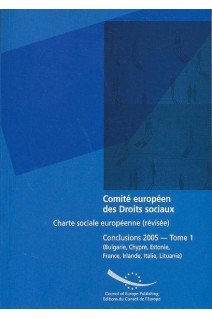 Comité européen des Droits sociaux - Charte sociale européenne (révisée) Conclusions 2005 - Tome 2 (Moldova, Norvège, Roumanie, Slovénie, Suède)