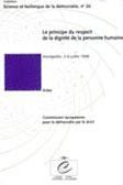 Le principe du respect de la dignité de la personne humaine - Actes, Montpellier, juillet 1998  (Science et technique de la démocratie n° 26)