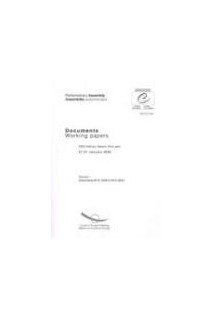 Parliamentary Assembly - Working papers - 2003 Ordinary Session ( First part) / 27-31 January 2003 - Volume I