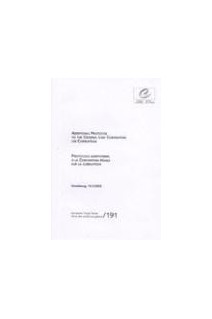 Protocole additionnel à la convention pénale sur la corruption, Strasbourg, 15.V.2003 (STE 191)