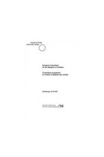 Convention européenne en matière d'adoption des enfants  (STE 58)