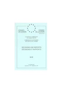 Décisions et rapports 39 - Commission européenne des Droits de l'Homme (décembre 1984)