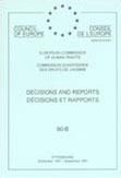 Décisions et rapports 39 - Commission européenne des Droits de l'Homme (décembre 1984)