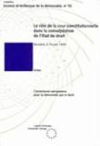 Le rôle de la Cour constitutionnelle dans la consolidation de l'Etat de droit (Actes, Bucarest, 8-10 juin 1994) (Science et technique de la démocratie n° 10)