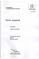 The Congress of Local and Regional Authorities - Adopted texts - 12th Session - 31 May to 2 June 2005