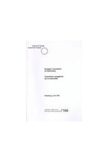 Convention européenne sur la nationalité  (n°166)