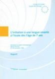 L'initiation à une langue vivante à l'école dès l'âge de 7 ans - Séminaire européen d'enseignants - Sèvres, 27-29 novembre 1996