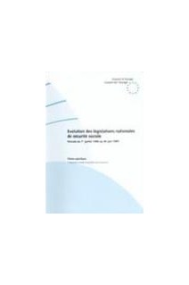 Evolution des législations nationales de sécurité sociale (période du 1er juillet 1996 au 30 juin 1997)