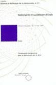 Nationalité et succession d'Etats - Actes, Vilnius, mai 1997 (Science et technique de la démocratie n° 21)