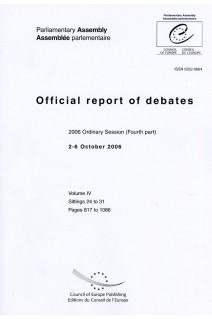 Parliamentary Assembly - Official report of debates - 2006 Ordinary Session (Fourth part), 2-6 October 2006