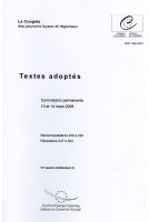 Le Congrès des pouvoirs locaux et régionaux - Textes adoptés - Commission permanente 13 et 14 mars 2008 - 14e session (Addendum 2)