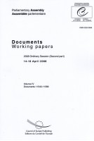 Parliamentary Assembly - Working papers - 2008 Ordinary Session (Second part), 14-18 April 2008 - Volume IV