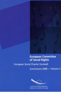 Committee of Social Rights - European Social Charter (revised) Conclusions 2008 - Volume 2