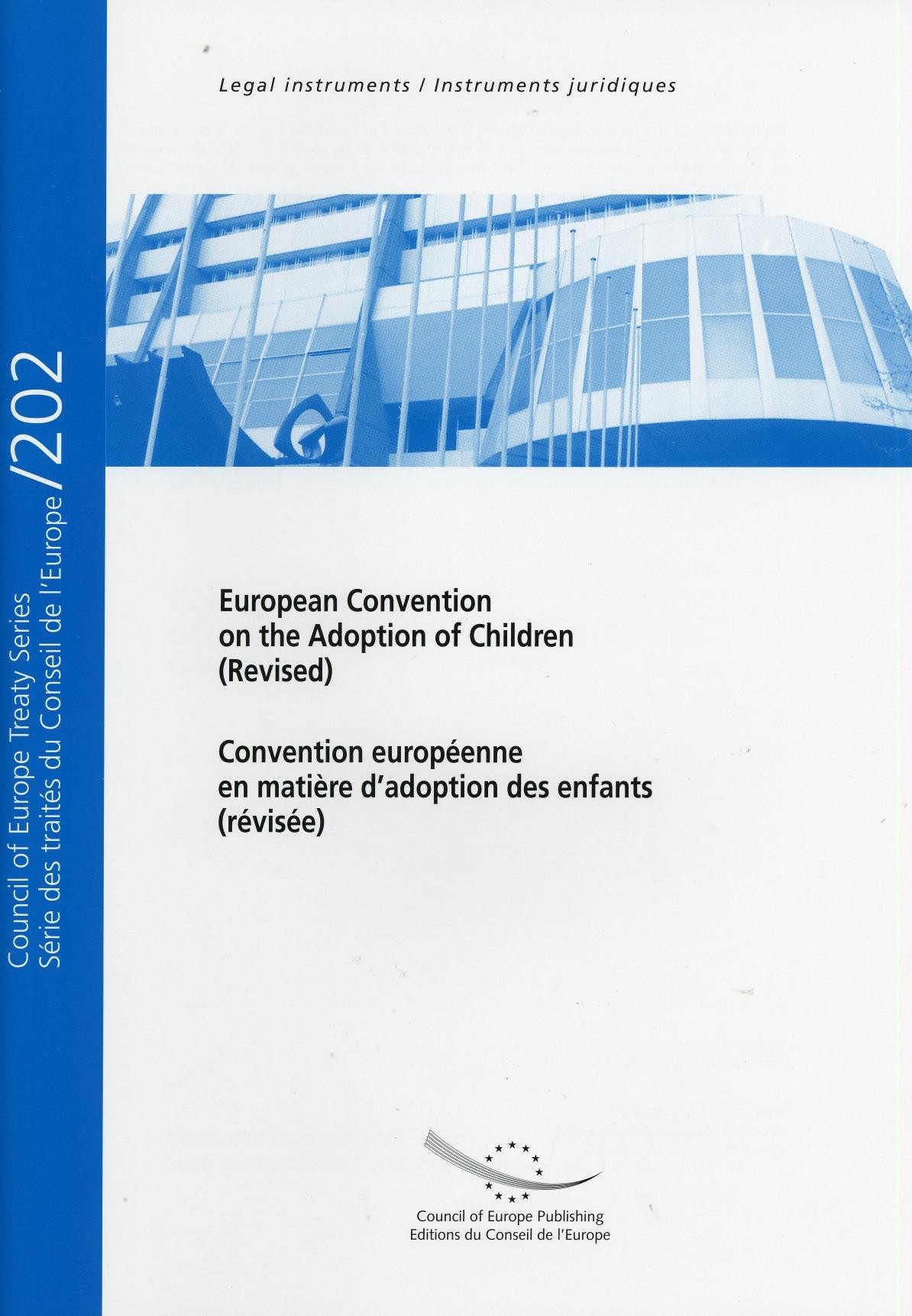 PDF - Convention européenne en matière d'adoption des enfants (révisée), Série des traités du Conseil de l'Europe n° 202