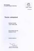 The Congress of Local and Regional Authorities - Texts adopted - Standing Committee 13 and 14 March 2008 - 14th Session (Addendum 2)