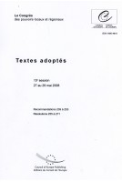 Le Congrés des pouvoirs locaux et régionaux - Textes adoptés - 15e session - 27 au 29 mai 2008