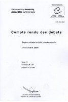 Assemblée parlementaire - Compte rendu des débats - Session ordinaire de 2006 (quatrième partie), 2-6 octobre 2006