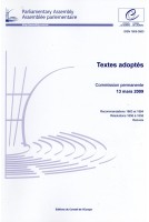 Assemblée parlementaire - Textes adoptés - Commission permanente 13 mars 2009