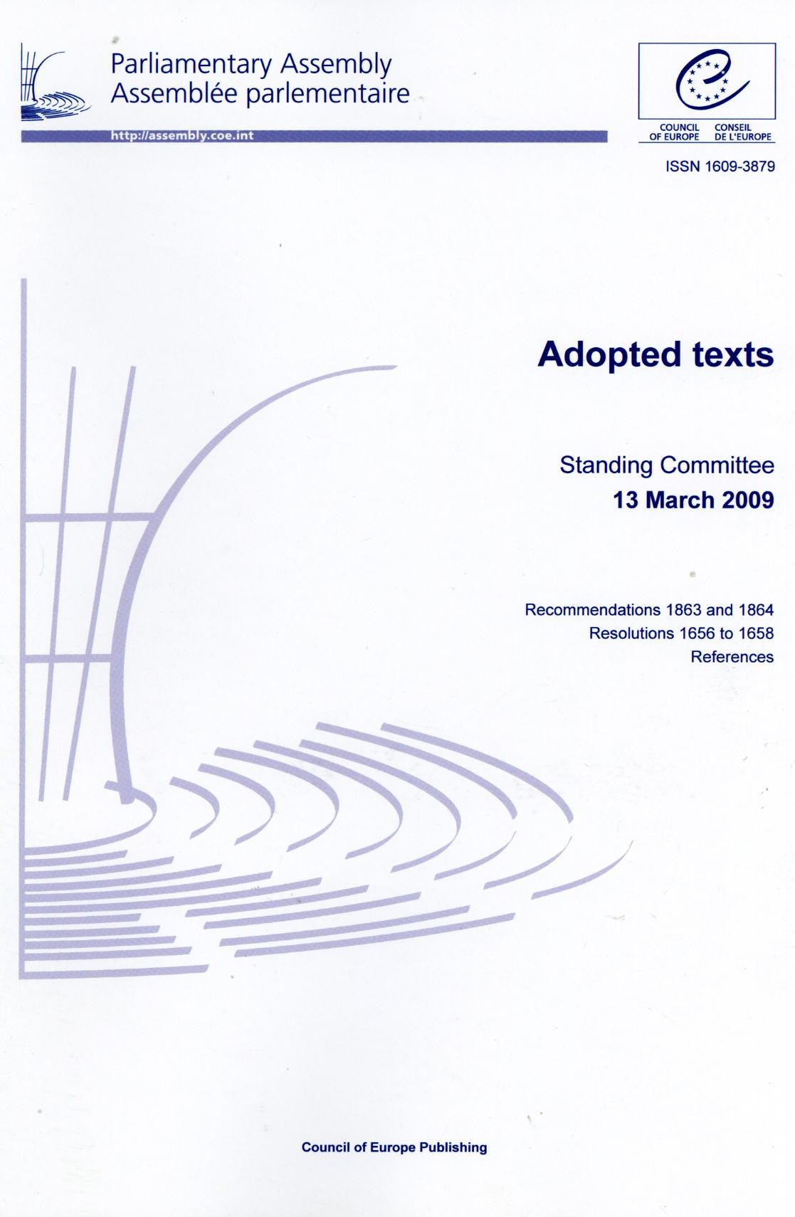 Parliamentary Assembly - Adopted texts - Standing Committee 13 March 2009