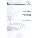 Assemblée parlementaire - Textes adoptés - Commission permanente 28 novembre 2008