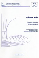 Parliamentary Assembly - Adopted texts - Standing Committee 28 Novembre 2008