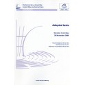 Parliamentary Assembly - Adopted texts - Standing Committee 28 Novembre 2008