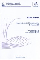 Assemblée parlementaire - Textes adoptés - Session ordinaire de 2009 (première partie) 26-30 janvier 2009