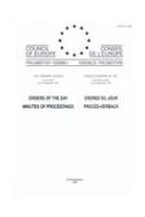 Assemblée Parlementaire - Ordres du Jour - Session ordinaire de 1996 (Troisième partie), 24-28 juin 1996