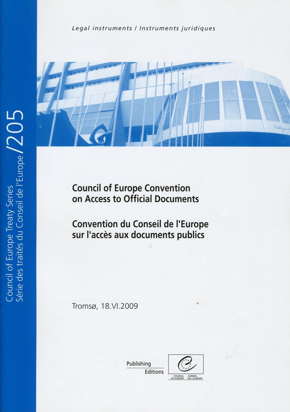 PDF - Council of Europe Convention on Access to Official Documents - Council of Europe Treaty Series No. 205