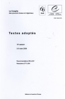 Le Congrés des pouvoirs locaux et régionaux - Textes adoptés - 16e session - 3 au 5 mars 2009