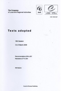 The Congress of Local and Regional Authorities - Texts adopted - 16th Session - 3 to 5 March 2009