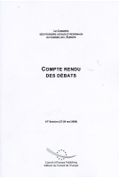 Le Congrès des Pouvoirs Locaux et Régionaux de l'Europe - Compte rendu des débats - 15ème Session (27-29 mai 2008)