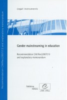 Gender mainstreaming in education - Recommendation CM/Rec(2007)13 and explanatory memorandum