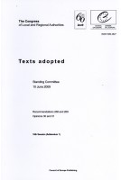 The Congress of Local and Regional Authorities - Texts adopted - Standing Committee, 10 June 2009 - 16th Session (Addendum 1)