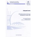 Parliamentary Assembly - Adopted texts - 2009 Ordinary Session (Fourth part), 28 September-2 October 2009