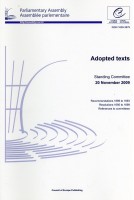 Parliamentary Assembly - Adopted texts - Standing Committee 20 November 2009