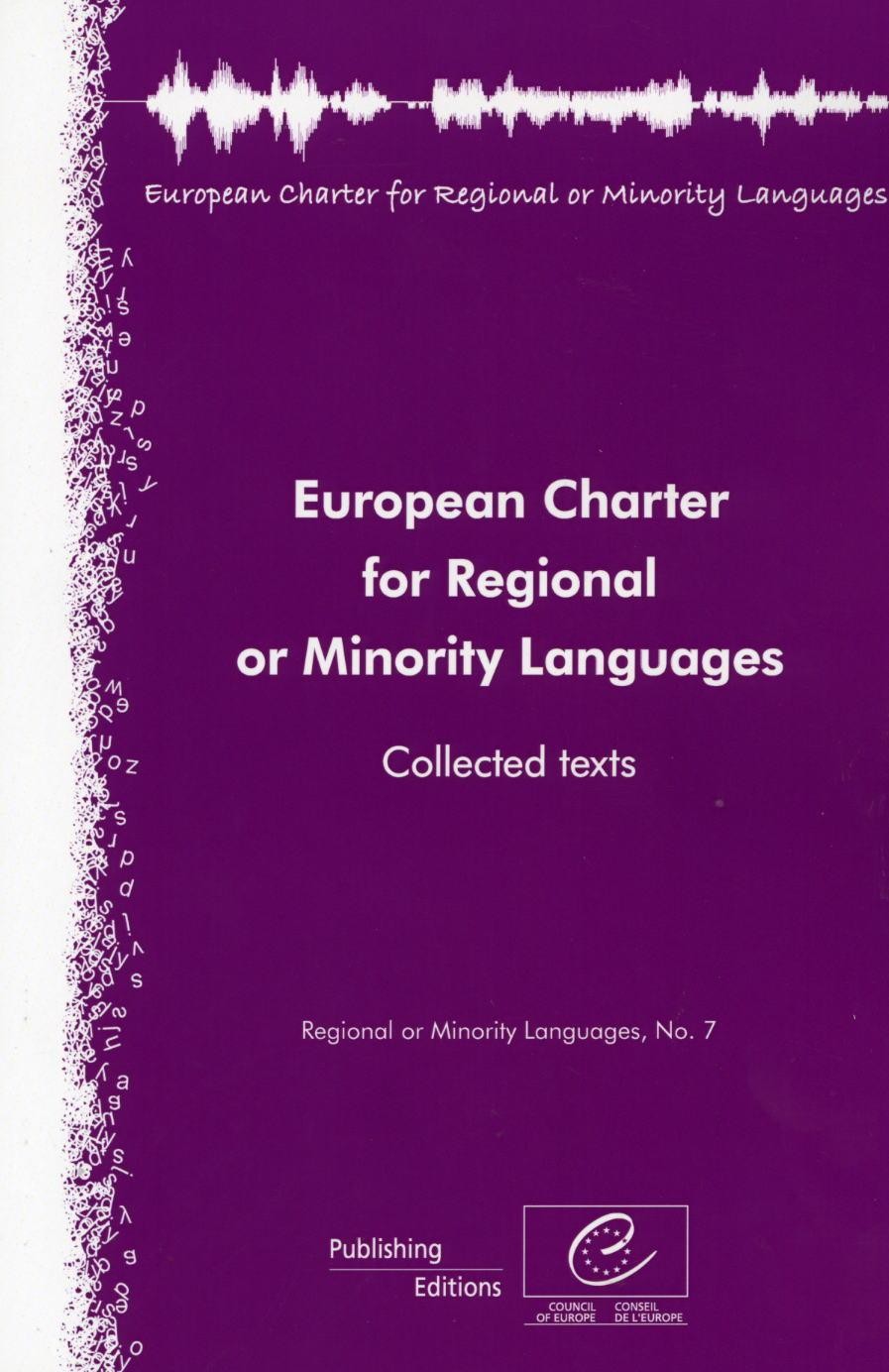 PDF - European Charter for Regional or Minority Languages - Collected texts (Regional or Minority Languages, No.7)