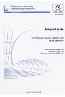 Parliamentary Assembly - Adopted texts - 2010 Ordinary Session (Second part) 26-30 April 2010