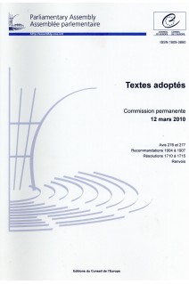 Assemblée parlementaire - Textes adoptés - Commission permanente 12 mars 2010