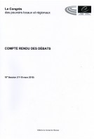Le Congrès des Pouvoirs Locaux et Régionaux de l'Europe - Compte rendu des débats - 18e Session (17-19 mars 2010)