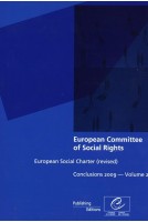 Committee of Social Rights - European Social Charter (revised) Conclusions 2009 - Volume 2
