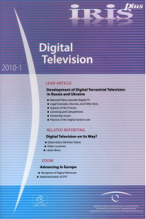 IRIS plus 2010-1: Digital Television