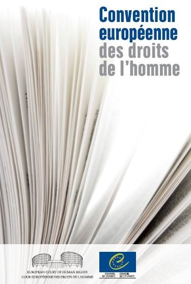 Convention européenne des droits de l'homme (telle qu'amendée par les Protocoles nos 11 et 14) Lot de 5 livres