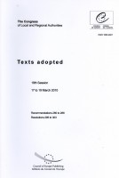 The Congress of Local and Regional Authorities - Texts adopted - 18th Session - 17 to 19 March 2010