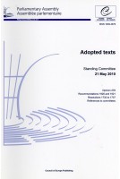 Parliamentary Assembly - Adopted texts - Standing Committee 21 May 2010