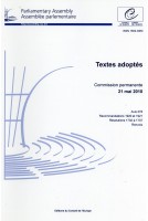 Assemblée parlementaire - Textes adoptés - Commission permanente 21 mai 2010