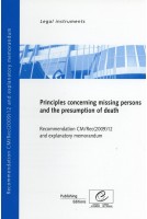 Principles concerning missing persons and the presumption of death - Recommendation CM/Rec(2009)12 and explanatory memorandum
