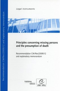PDF - Principles concerning missing persons and the presumption of death - Recommendation CM/Rec(2009)12 and explanatory memorandum