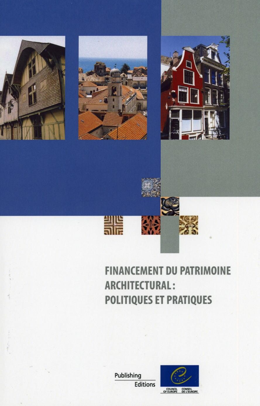 PDF - Financement du patrimoine architectural: Politiques et pratiques